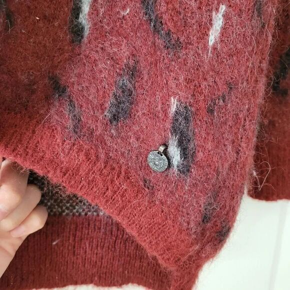 Maison Scotch Animal Print Biker Sweater - Picture 5 of 9